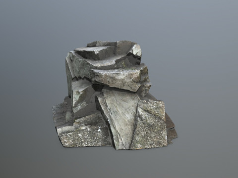 Cliff rocks Modelo 3D