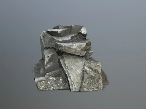 Cliff rocks 3D Model