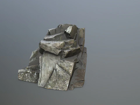 Cliff rocks 3D Model
