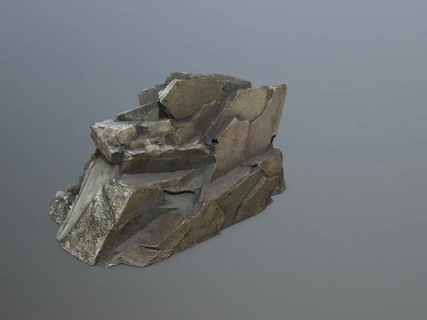 Cliff rocks 3D Model