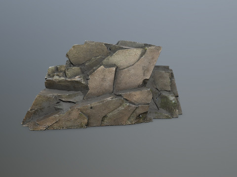 Cliff rocks Modelo 3D