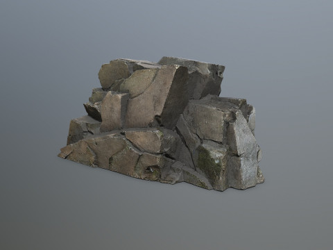Cliff rocks Modelo 3D