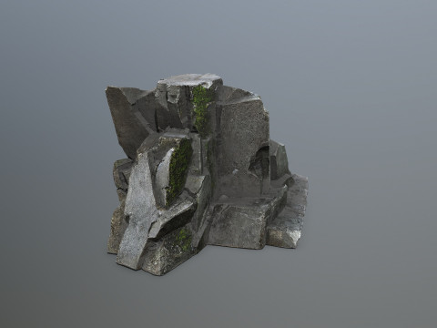 Cliff rocks Modelo 3D