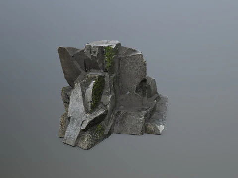 Cliff rocks 3D Model
