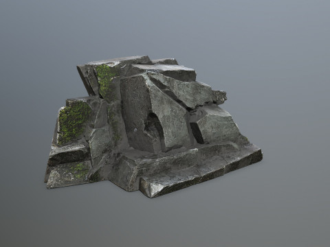 Cliff rocks Modelo 3D
