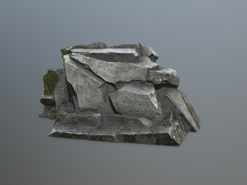 Cliff rocks Modelo 3D