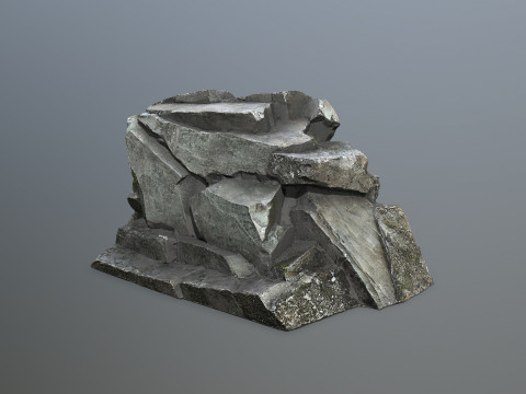 Cliff rocks Modelo 3D