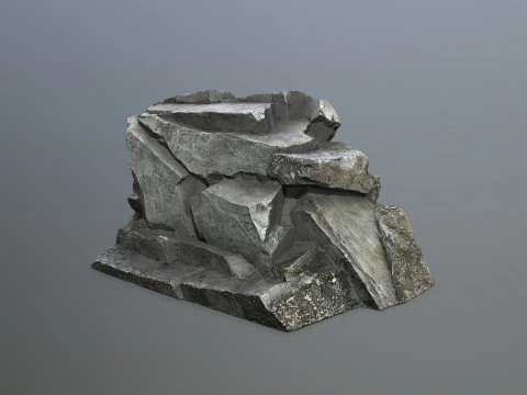 Cliff rocks 3D Model