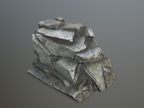 Cliff rocks Modelo 3D