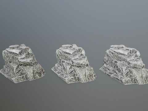 Cliff rocks Modelo 3D