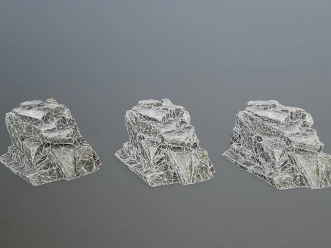 Cliff rocks 3D Model