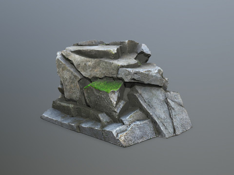 Cliff rocks Modelo 3D