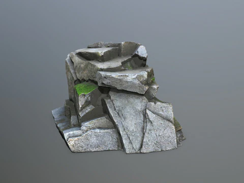 Cliff rocks 3D Model