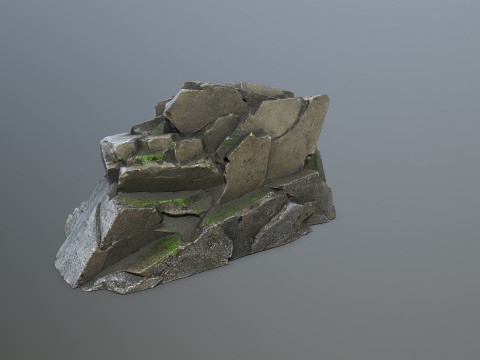 Cliff rocks Modelo 3D