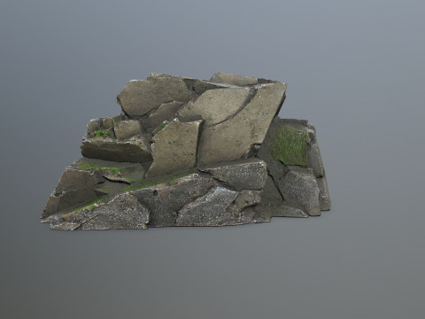 Cliff rocks Modelo 3D