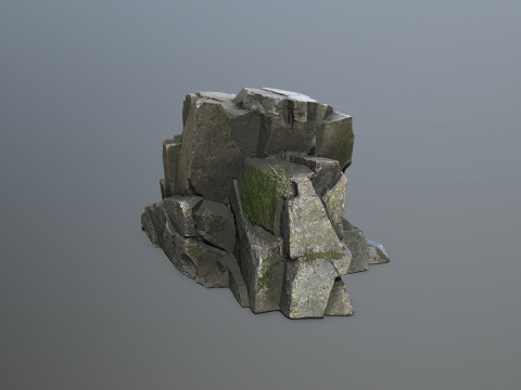 Cliff rocks Modelo 3D