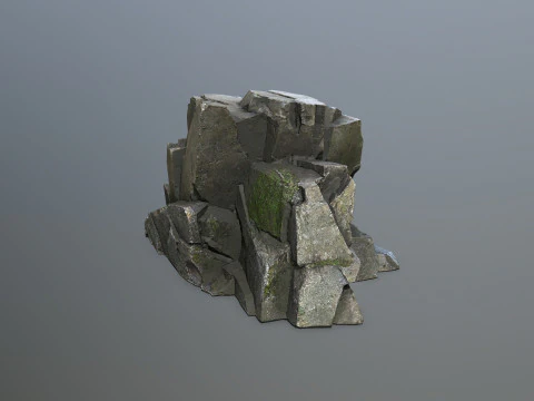 Cliff rocks 3D Model
