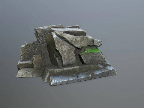 Cliff rocks 3D Model