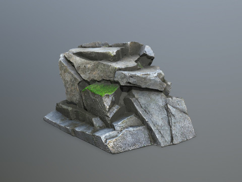 Cliff rocks Modelo 3D