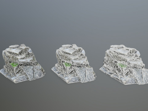Cliff rocks Modelo 3D