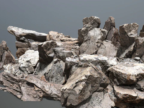 Desert rocks 3D Model