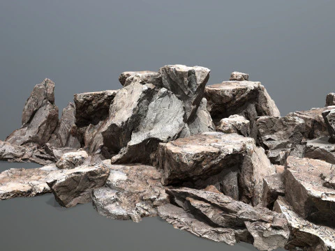 Desert rocks 3D Model