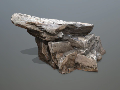 Desert rocks 3D Model