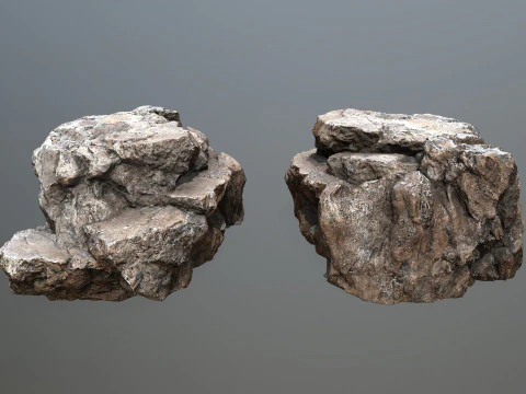 Desert rocks 3D Model
