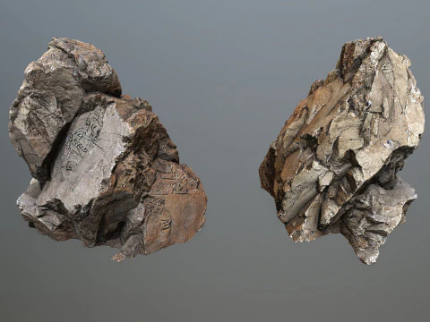 Desert rocks 3D Model