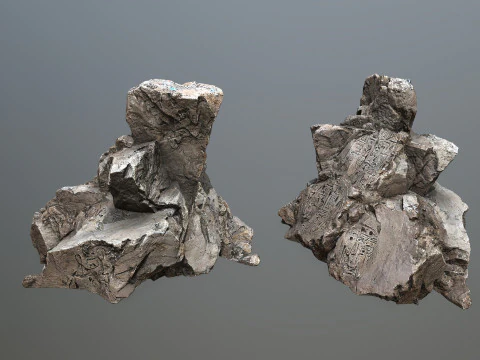 Desert rocks 3D Model