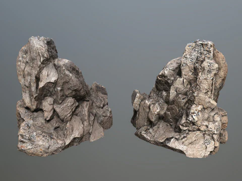 Desert rocks 3D Model