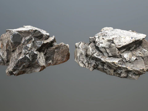 Desert rocks 3D Model
