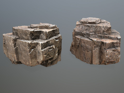 Desert rocks Modelo 3D