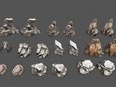 Desert rocks Modelo 3D