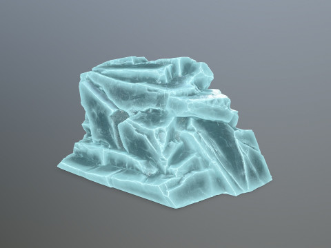 Ice rocks 3Dモデル