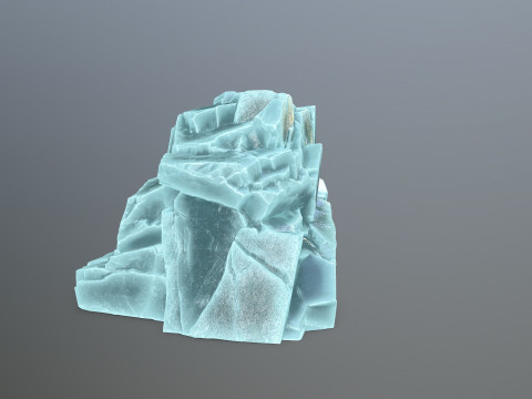 Ice rocks 3Dモデル