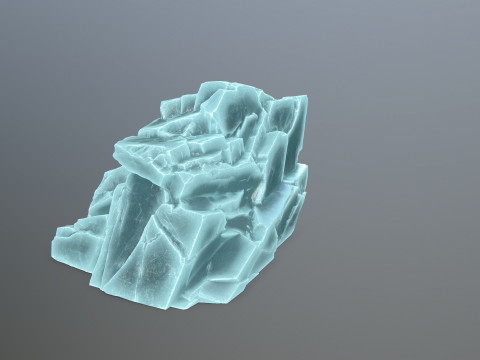 Ice rocks 3Dモデル