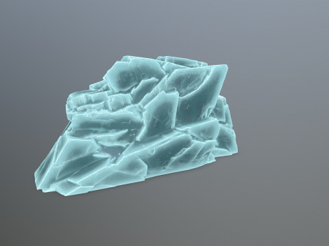 Ice rocks 3Dモデル