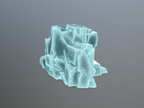 Ice rocks 3Dモデル