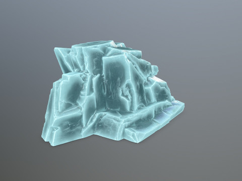 Ice rocks 3Dモデル