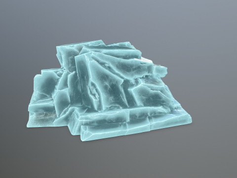 Ice rocks 3Dモデル