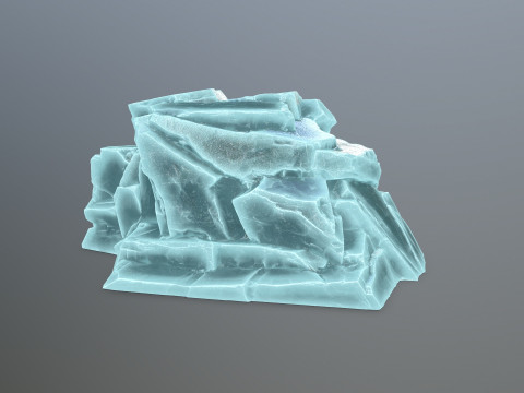 Ice rocks 3Dモデル