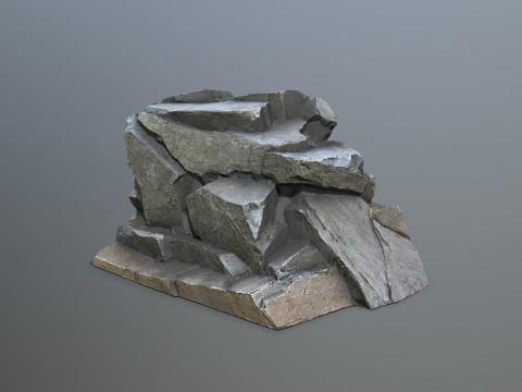 Cliff rocks 3D Модель