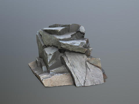 Cliff rocks 3D Модель