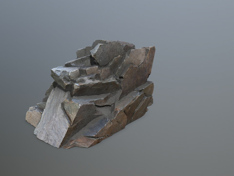 Cliff rocks 3D Модель