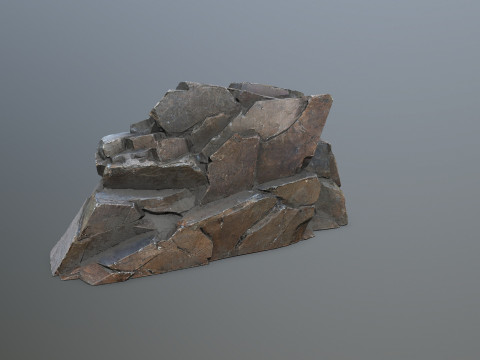 Cliff rocks 3D Модель
