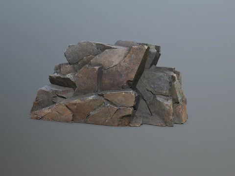Cliff rocks 3D Модель