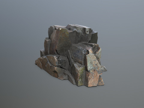 Cliff rocks 3D Модель