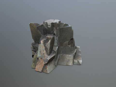 Cliff rocks 3D Модель