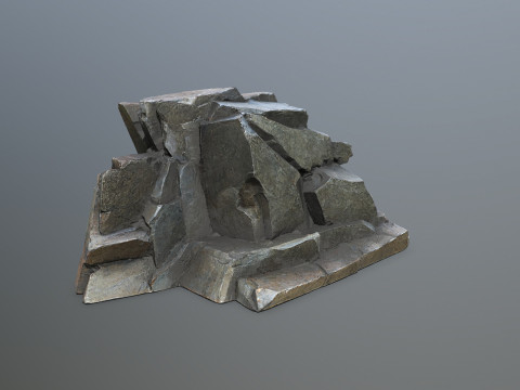 Cliff rocks 3D Модель